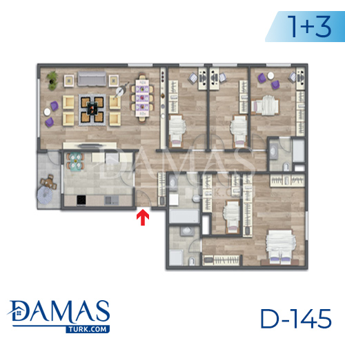 Damas Project D-145 in Istanbul - Floor plan picture 05