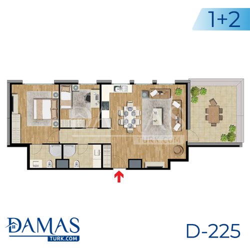 Damas Project D-225 in Istanbul - Floor plan picture  05