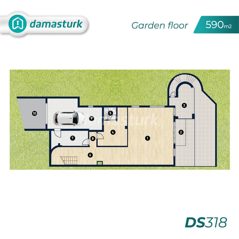 Villas for sale in Turkey - complex DS318 || damasturk Real Estate Company 07