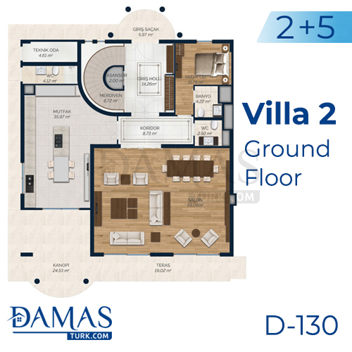 Damas Project D-130 in Istanbul - Floor plan picture 05