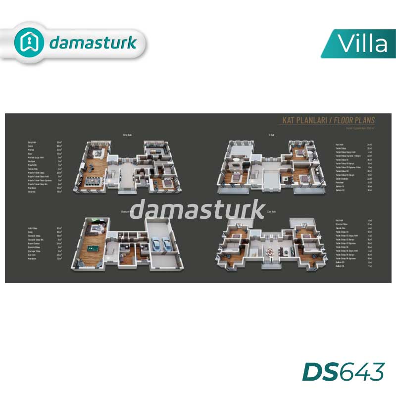 فروش ویلاهای لوکس در چکمکوی - استانبول DS643 | املاک داماستورک 05