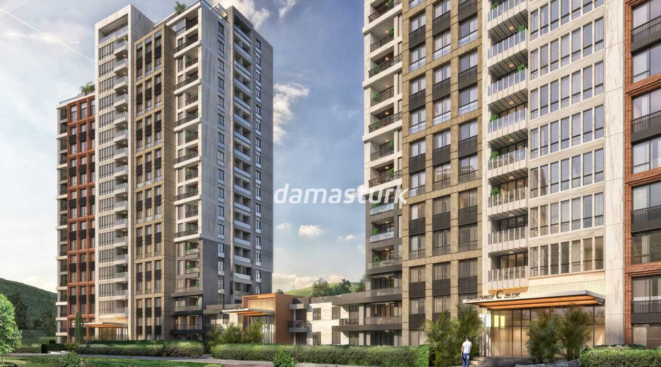 آپارتمان های لوکس برای فروش در مسلك ساريير - استانبول DS657 | املاک داماستورک 05