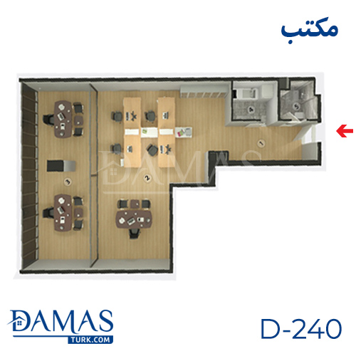 Damas Project D-240 in Istanbul - Floor plan picture  05
