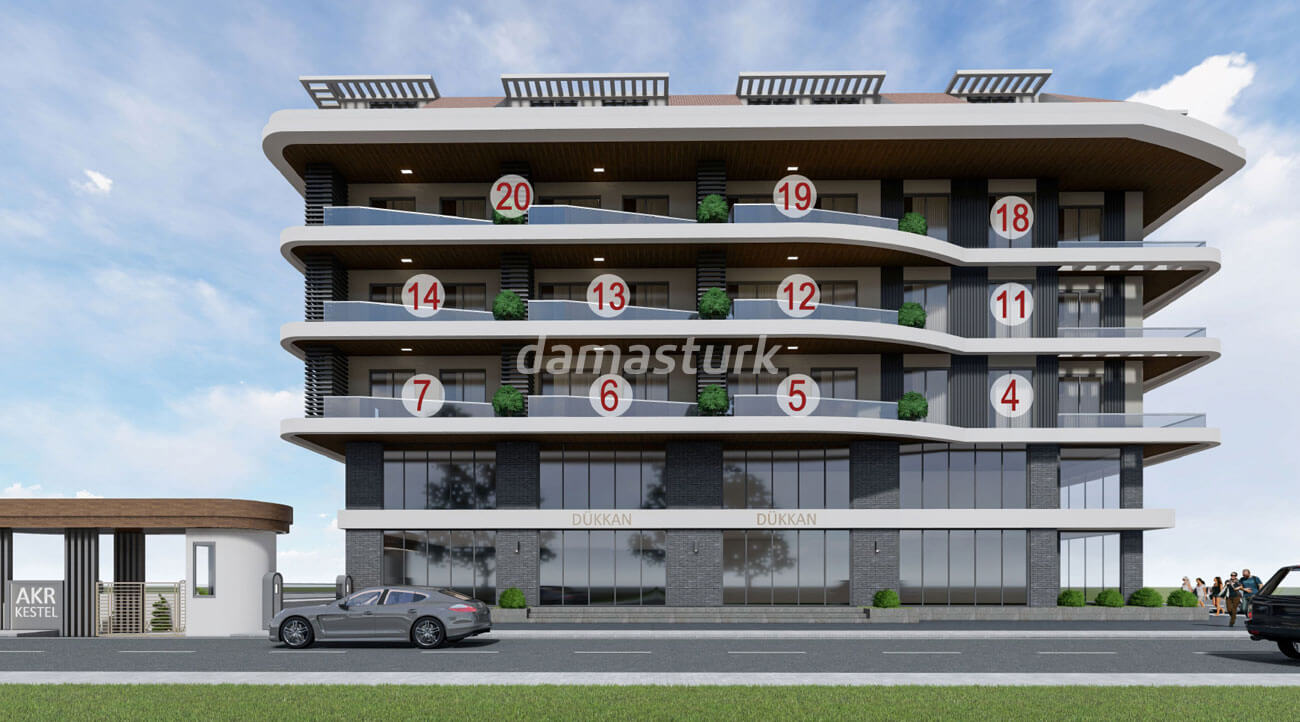 Apartments for sale in Antalya - Turkey - Complex DN083  || damasturk Real Estate Company 05