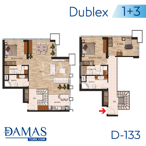 Damas Project D-131 in Istanbul - Floor plan picture 05