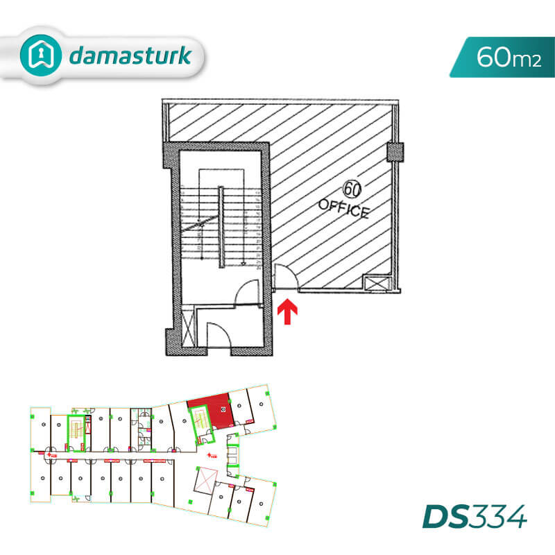 Shops for sale in Turkey - the complex DS334 || damasturk Real Estate Company 02