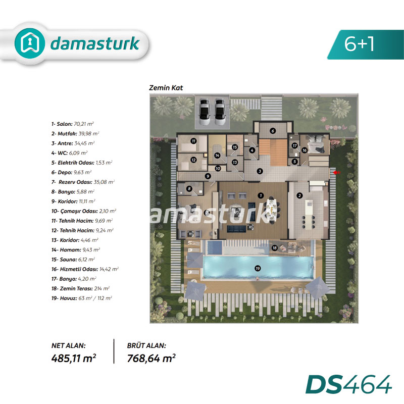 Villas de luxe à vendre à Büyükçekmece - Istanbul DS464 | DAMAS TÜRK Immobilier 02