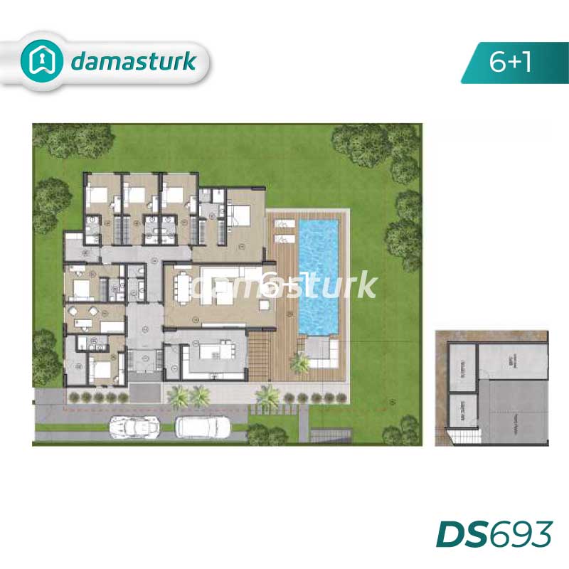 Villas de luxe à vendre à Büyükçekmece - Istanbul DS693 | damasturk Immobilier 02