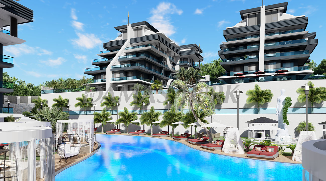 Appartements de luxe à vendre à Alanya - Antalya DN125 | Immobilier Damas Turk 06