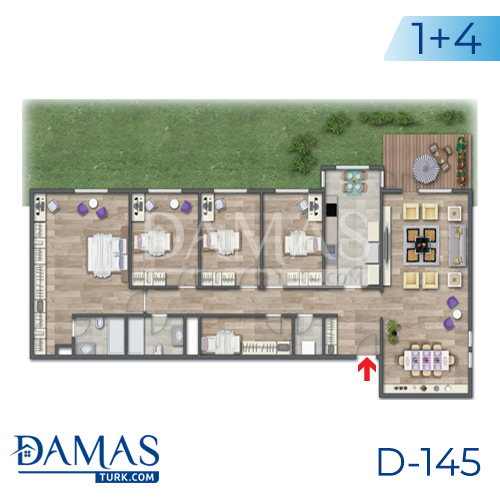 Damas Project D-145 in Istanbul - Floor plan picture 06