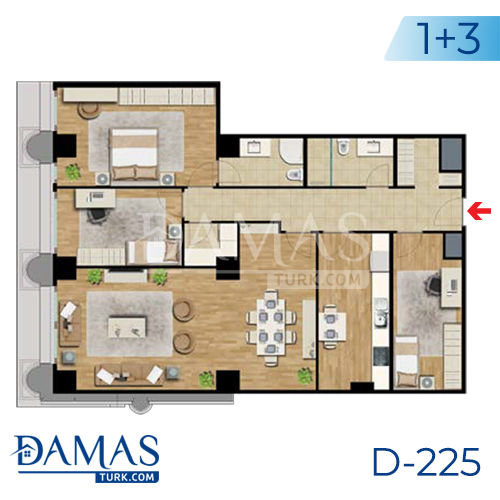 Damas Project D-225 in Istanbul - Floor plan picture  06