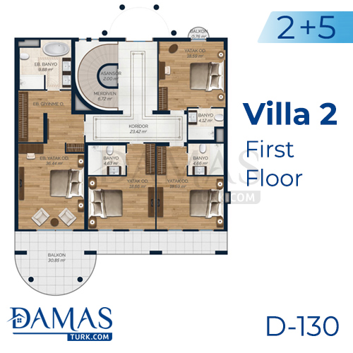 Damas Project D-130 in Istanbul - Floor plan picture 06