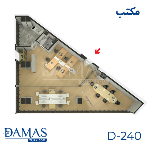 Damas Project D-240 in Istanbul - Floor plan picture  06
