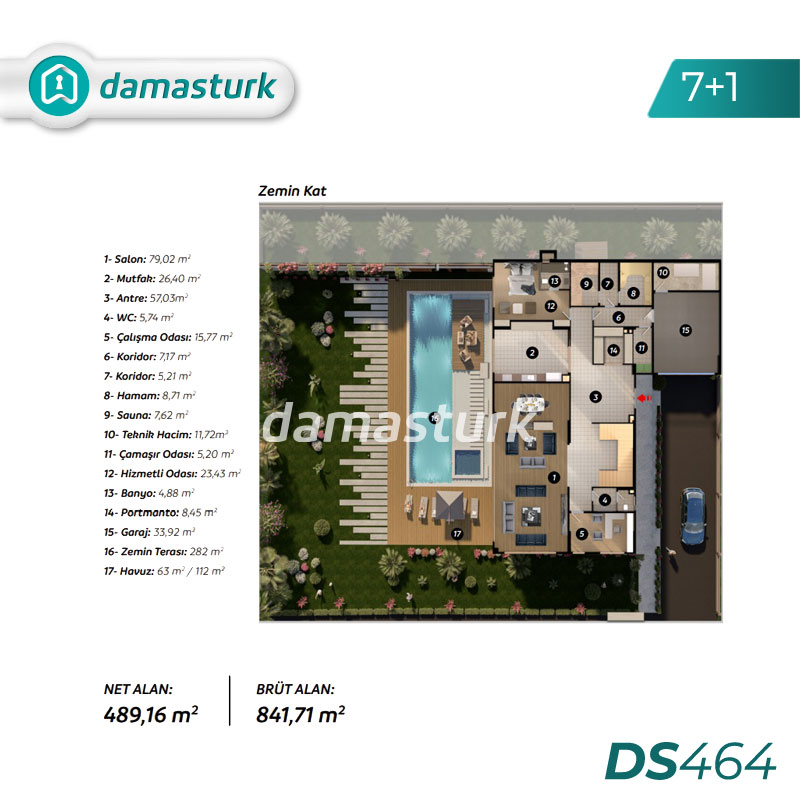 Luxury villas for sale in Büyükçekmece - Istanbul DS464 | damasturk Real Estate 03