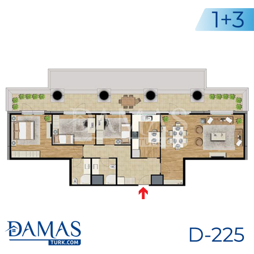 Damas Project D-225 in Istanbul - Floor plan picture  07