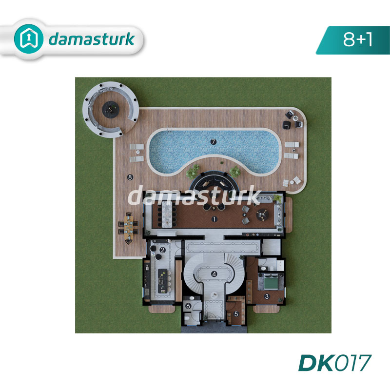 Villas à vendre à Başiskele - Kocaeli DK017 | DAMAS TÜRK Immobilier 03