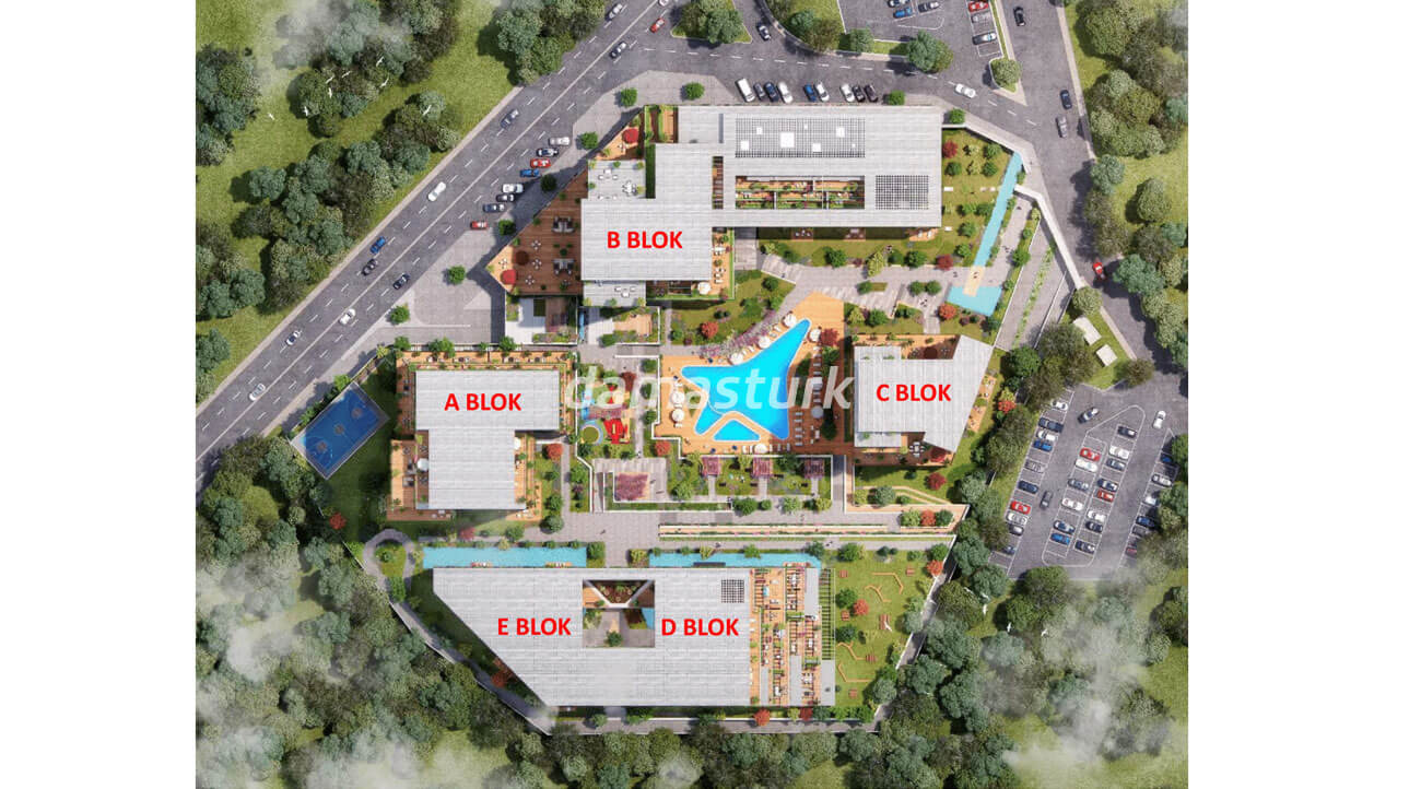 Apartments for sale in Turkey - Istanbul - the complex DS383  || damasturk Real Estate  08