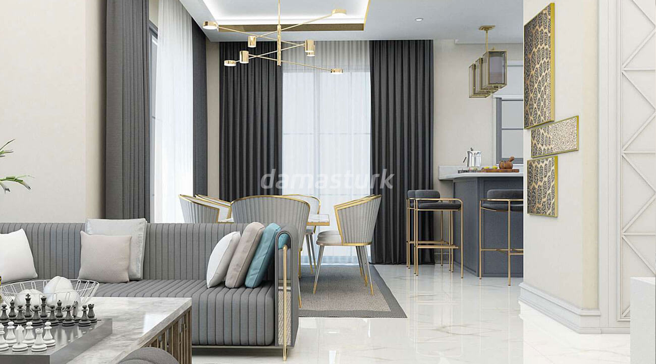 Villas  for sale in Antalya Turkey - complex DN052 || damasturk Real Estate Company 08