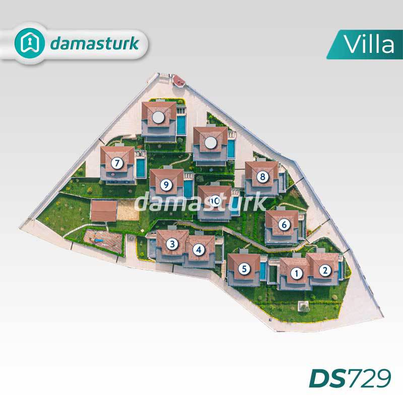 Villas de luxe à vendre à Şile - Istanbul DS729 | damasturk Immobilier 01
