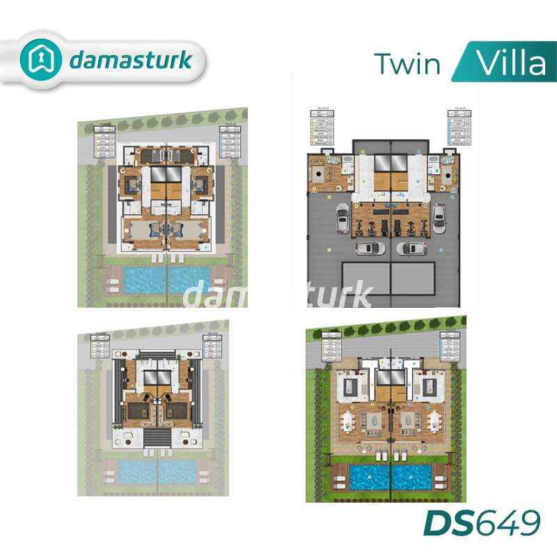 Villas for sale in Beylikdüzü - Istanbul DS649 | damasturk Real Estate 04