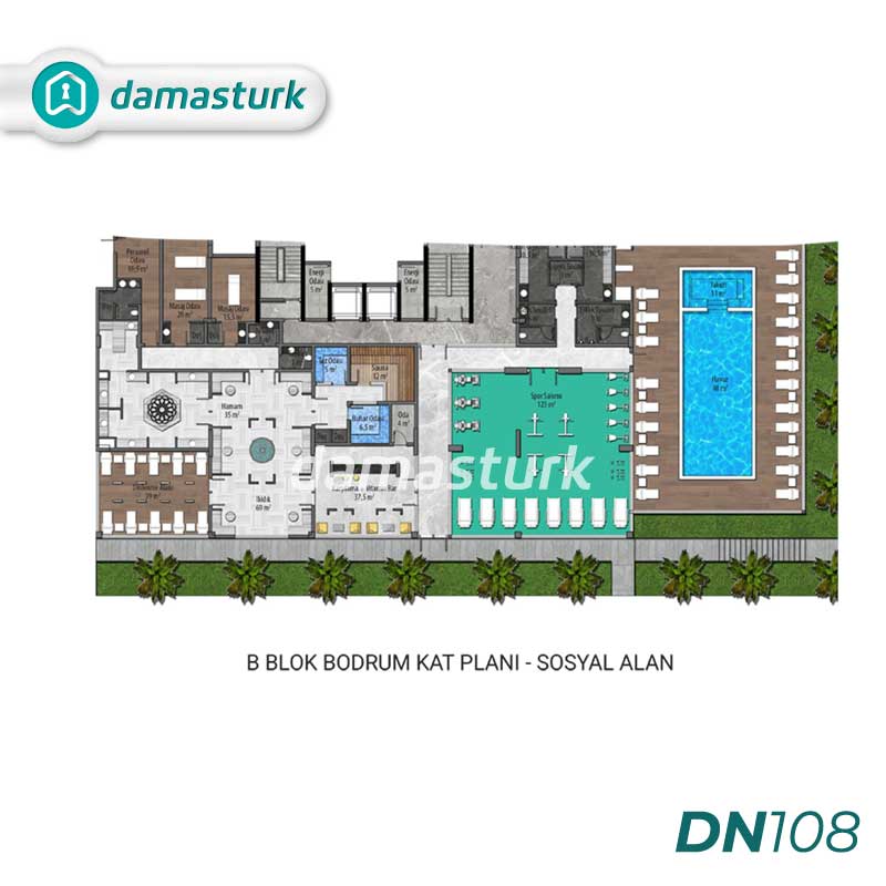 Luxury apartments for sale in Alanya - Antalya DS108 | damasturk Real Estate 03