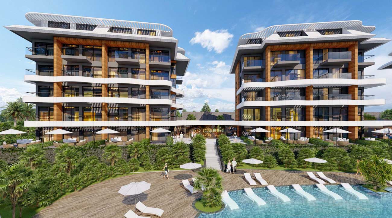 Luxury apartments for sale in Alanya - Antalya DN124 | damasturk Real Estate 13