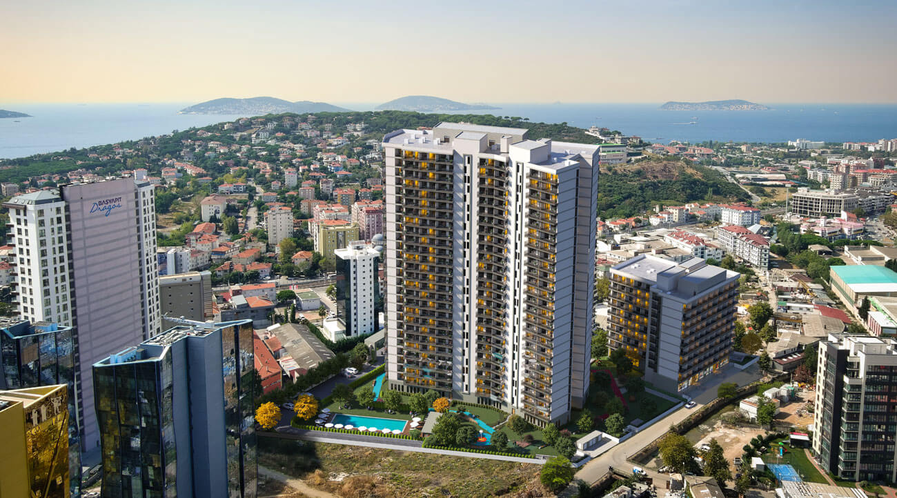 Appartements à vendre à Maltepe - Istanbul DS474 | damasturk Immobilier 14