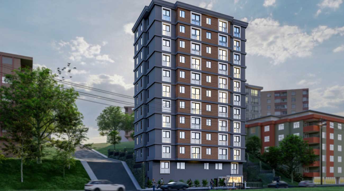 Apartments for sale in Kağıthane - Istanbul DS659 | damasturk Real Estate 09