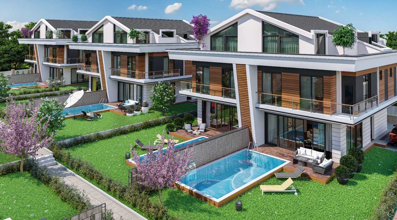 Luxury villas for sale in Beylikdüzü - Istanbul DS683 | damasturk Real Estate 11