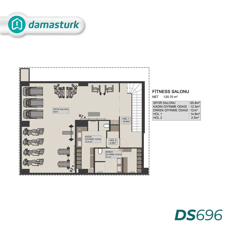 Propriétés à vendre à Zeytinburnu - Istanbul DS696 | damasturk Immobilier 09