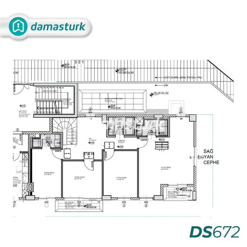 Appartements à vendre à Sarıyer - Istanbul DS672 | damasturk Immobilier 01