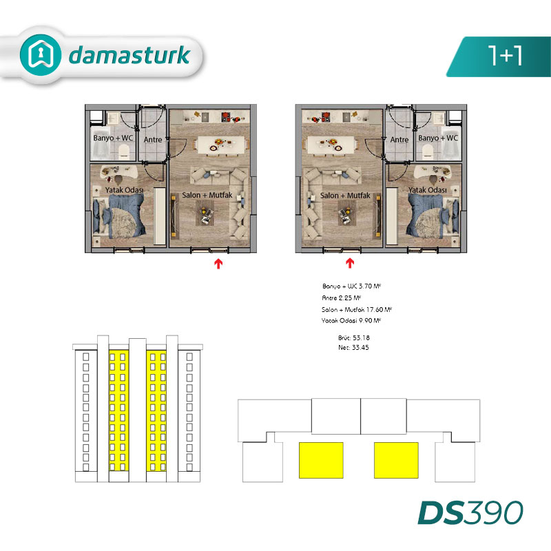 Appartements à vendre à Istanbul - Esenyurt - DS390 || damasturk Immobilier 02
