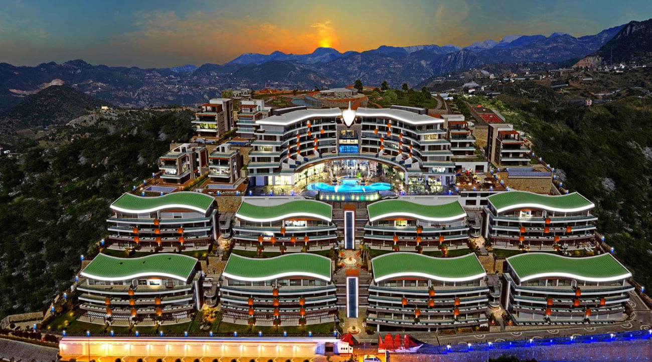 Apartments for sale in Antalya - Alanya - Complex DN092 || damasturk Real Estate 11