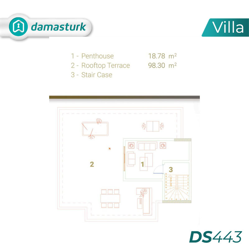 Villas à vendre à Büyükçekmece - Istanbul DS443 | damasturk Immobilier 01