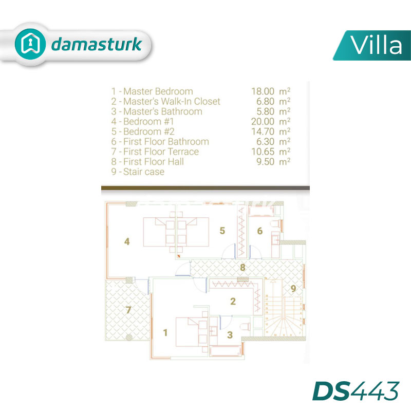 ویلا برای فروش در بيوك شكمجة - استانبول DS443 | املاک داماستورک 02